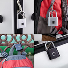 Μίνι Έξυπνο Λουκέτο με ένα άγγιγμα Άνοιγμα Έξυπνο Λουκέτο ασφαλείας χωρίς κλειδί για τσάντες αποσκευών