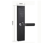 Θύρα φόρτισης USB Κλείδωμα πόρτας δακτυλικών αποτυπωμάτων Κλειδαριά πόρτας σπιτιού χωρίς κλειδί με κλειδαριά εφαρμογής TT