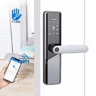 Αλουμινίου κράμα Οικιακή ασφάλεια έξυπνη κλειδαριά δακτυλικών αποτυπωμάτων πόρτα με κωδικό TTlock