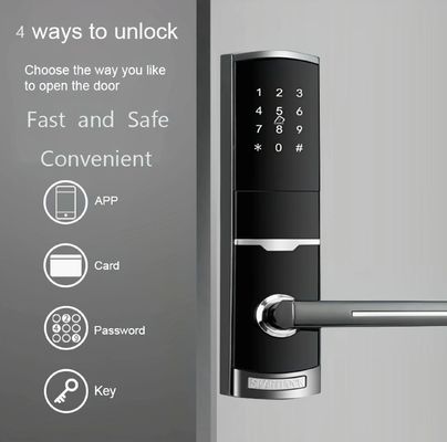 4 σε 1 Χωρίς Κλειδί Εισόδου Password Διαμέρισμα έξυπνη κλειδαριά πόρτες με 4pcs AA μπαταρία