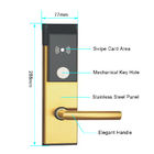 Σύστημα κλειδαριού έξυπνης πόρτας από ανοξείδωτο χάλυβα Ξενοδοχείο Ηλεκτρονικές κλειδαριές για δωμάτιο ξενοδοχείου