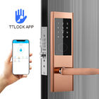 Ατσάλινη έξυπνη κάρτα κωδικός πρόσβασης διαμέρισμα έξυπνη κλειδαριά πόρτας με εφαρμογή TTlock