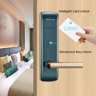 Ζυγός κράμα Μαύρο χρώμα έξυπνη κλειδαριά κάρτα κλειδαριές πόρτες για ξενοδοχείο Motel Airbnb