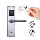 Βασικό σύστημα κλειδαριών καρτών δωματίου ξενοδοχείου κλειδαριών 4x AA πορτών καρτών RFID Keyless