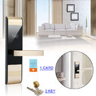 M1 χρυσή κλειδαριά πορτών ξενοδοχείων έξυπνων καρτών Ansi κλειδαριών πορτών πρόσβασης καρτών