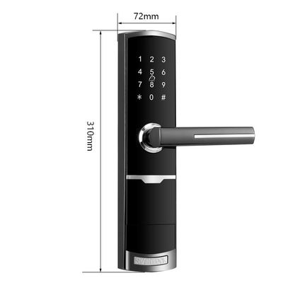 Χρυσό χρώμα Απομακρυσμένο έλεγχο Smart Keypad Πύλη κλειδαριά με TTlock εφαρμογή Κάρτα Κλειδί