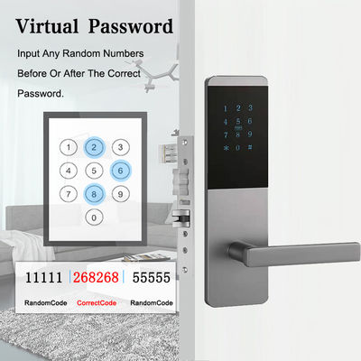4 in 1 Password App Ελεγχόμενο Μη κλειδί ψηφιακό κλειδί πόρτας με οθόνη αφής