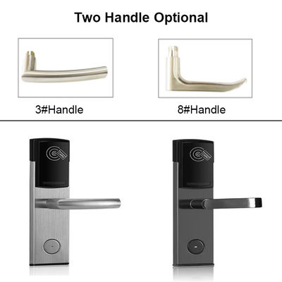 Χάλυβα από ανοξείδωτο χάλυβα CE FCC Card Hotel Keyless Digital Door Lock με ενεργειακή εξοικονόμηση