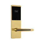 4 επιλογές χρωμάτων Ζινκ κράμα ξενοδοχείο έξυπνες κλειδαριές πόρτας με κάρτα και μηχανικό κλειδί