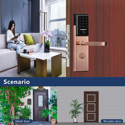 Ατσάλι ατσάλι 6068 Mortise TTlock App Ελεγχόμενο κλειδί πόρτας με έξυπνο πληκτρολόγιο