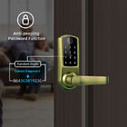 Κωδικός πρόσβασης ηλεκτρονικής κάρτας WiFi χωρίς κλειδί Ψηφιακή έξυπνη κλειδαριά πόρτας Deadbolt με δακτυλικό αποτύπωμα