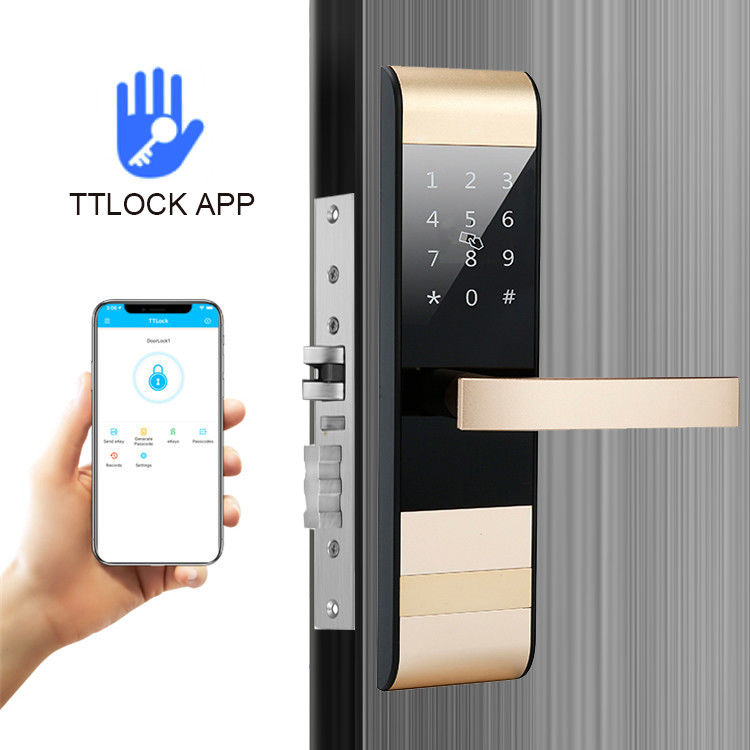 TT APP κλειδαριών ψηφιακή ηλεκτρική έξυπνη κλειδαριά πορτών σπιτιών διαμερισμάτων ελέγχου με τον κώδικα και την κάρτα