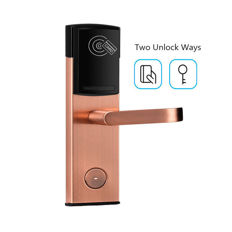 Χάλυβα από ανοξείδωτο χάλυβα CE FCC Card Hotel Keyless Digital Door Lock με ενεργειακή εξοικονόμηση
