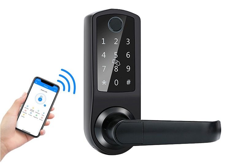 Έξυπνη ψηφιακή κλειδαριά 30mm πορτών Cerradura ελεγχόμενη App κλειδαριά πορτών
